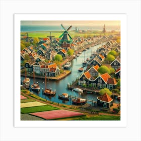 Dutch Village 3 Art Print