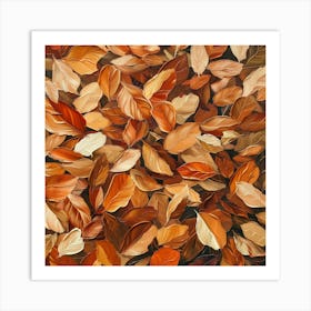 Autumn Leaves 42 Art Print