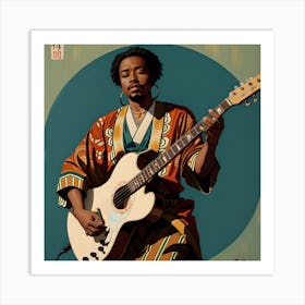 Afro-Jazz Art Print