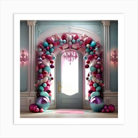 Balloon Arch Art Print