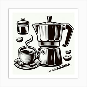 Coffee Maker 5 Art Print