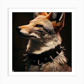 Fox With Spikes Art Print