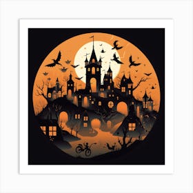 Halloween Night 1 Art Print