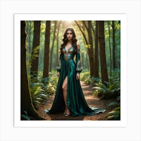 Emerald Forest 1 Art Print