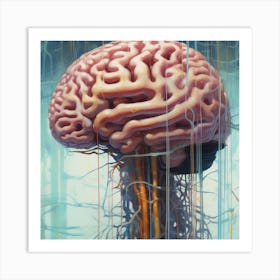 Brain 5 Art Print