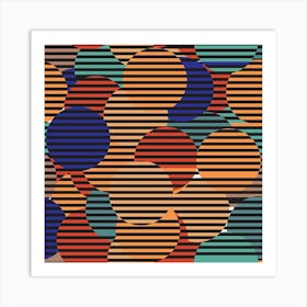 Abstract Circles Art Print