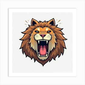 Lion Head Art Print