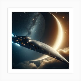 Spaceship 1 Art Print