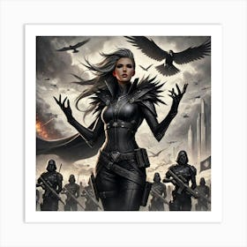 Zoya Nightshade Vanguard Commander Art Print