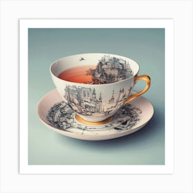 Tea Art 48 Art Print