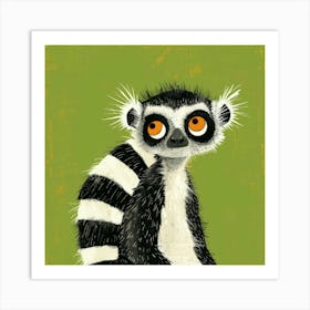 Lemur 6 Art Print