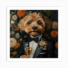 Whimsical Dogs 63 Art Print