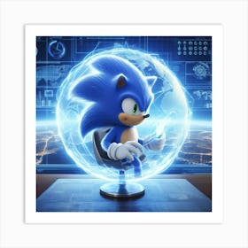 Sonic The Hedgehog 46 Art Print