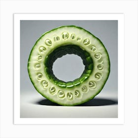 Sliced Cucumber 2 Art Print