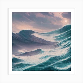 Ocean Waves 3 Art Print