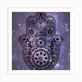 Hamsa Hand Art Print