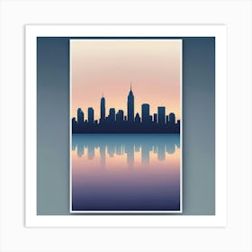 New York City Skyline 4 Art Print