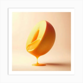 Peach Stock Photos & Royalty-Free Footage Art Print