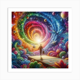 Psychedelic Painting Art Print