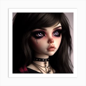 Gothic Doll Art Print