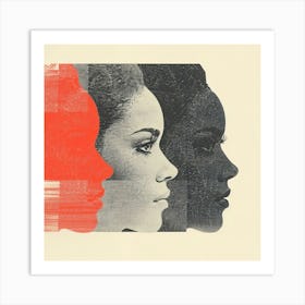 Face Of A Woman 5 Art Print