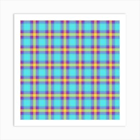 Checkered Fabric 11 Art Print