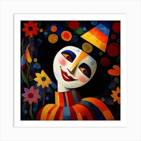 Clown 2 Art Print