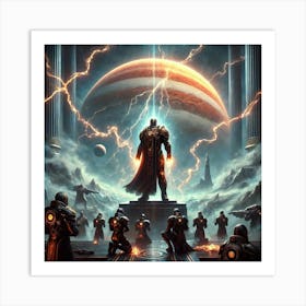 A Dramatic Sci Fi Depiction Of Jorath’S Philosophy Art Print