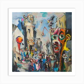 Masquerade of Modernity 1 Art Print