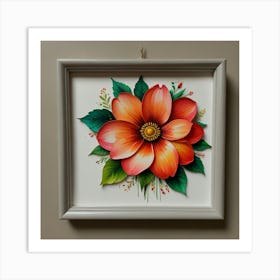 Flower Painting Art Print