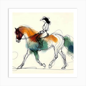 Creative Horse Visual 22 Art Print