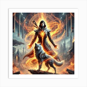 Kaida Leader Warrior Mentor Art Print