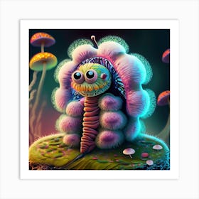 Psychedelic Creature 4 Art Print