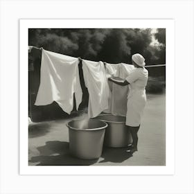 'Laundry Day' Art Print