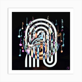 Music Notes Art Print