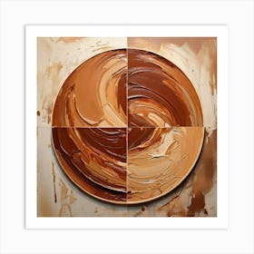 Chocolate Swirl Art Print