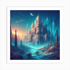 Underwater Palace 10 1 Art Print