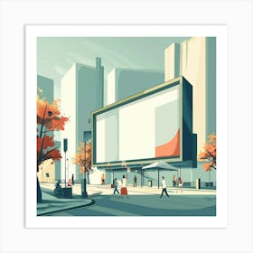 City Scene Art Print