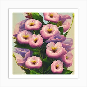 Alstroemeria Flowers 5 Art Print