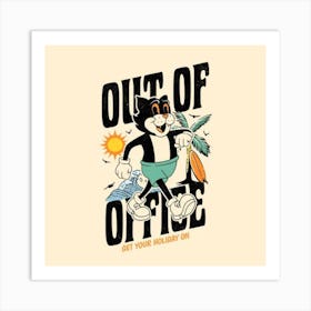 Out Of Office Art Print