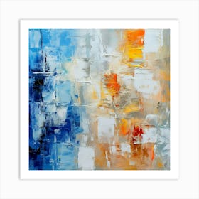 Abstract Painting,Abstract acrylic painting Art Print