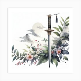 Jian Sword, China 4 Art Print