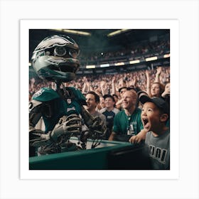 Fly Eagles Fly Art Print