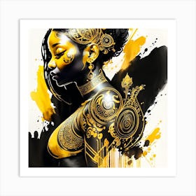 African Woman Art Print