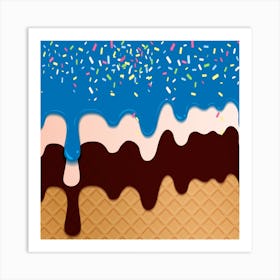 Ice Cream Sundae 2 Art Print