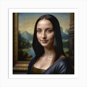 Mona Lisa(if real) Art Print