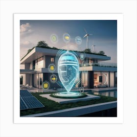 Futuristic Home Art Print