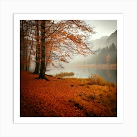 Firefly Autumn Mist And Mood Moody, Atmospheric Scenes With Autumn Fog 1 Poster