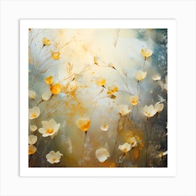 Abstract Of Flowers 1 Art Print