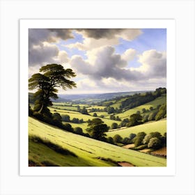 Green Valley Art Print